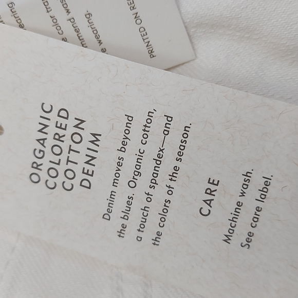 Eileen Fisher white slim capri eco collection - Picture 9 of 9